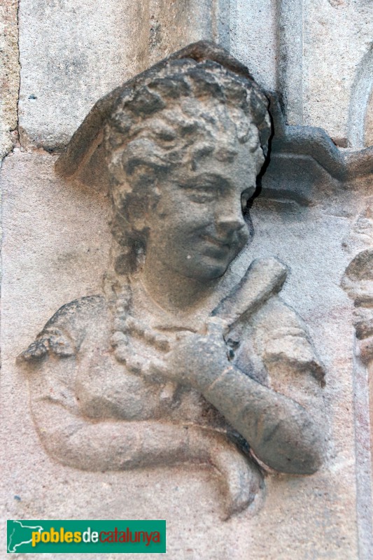 Barcelona - Casa de l'Ardiaca, detall (Foto: Albert Esteves, 2019) Barcelona - Casa de l'Ardiaca, detall