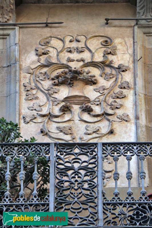 Barcelona - Baixada de la Llibreteria, 9 (Foto: Albert Esteves, 2020) Barcelona - Baixada de la Llibreteria, 9