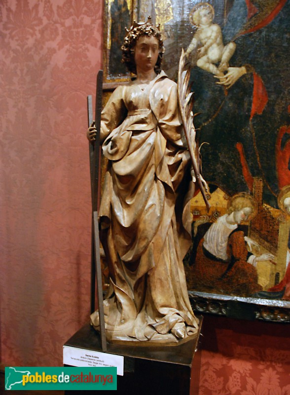 Barcelona - Museu de la Catedral. Imatge original del portal de Santa Eulàlia (Foto: Paul Hermans, 2009) Barcelona - Museu de la Catedral. Imatge original del portal de Santa Eulàlia