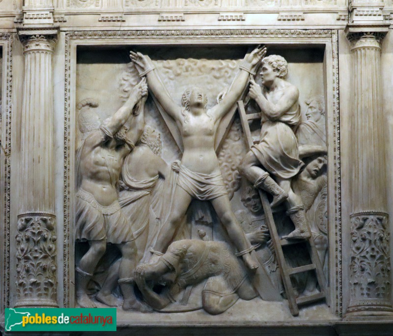 Barcelona - Catedral. Rerecor. Santa Eulàlia a l'eculi (Pedro Villar)