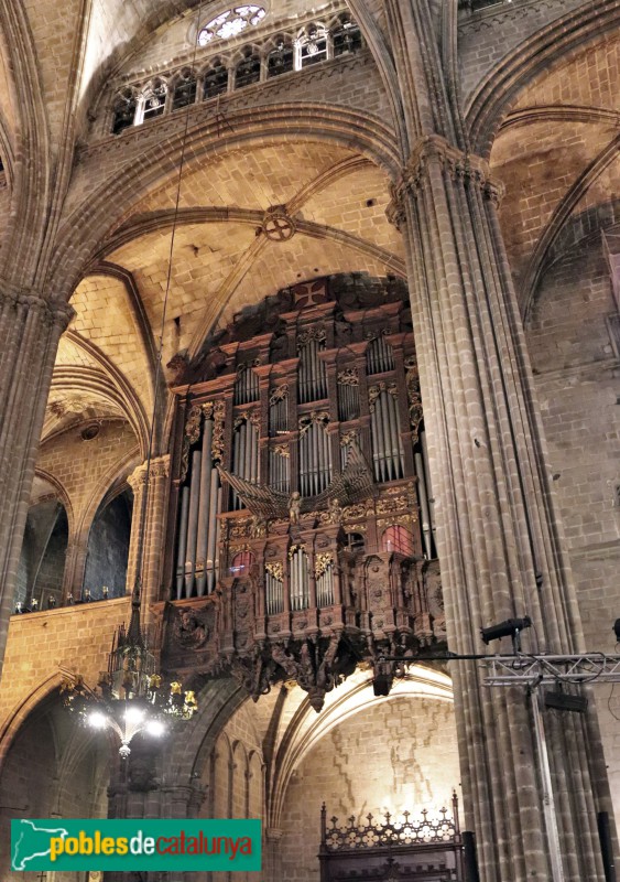 Barcelona - Orgue de la Catedral (Foto: Albert Esteves, 2020) Barcelona - Orgue de la Catedral