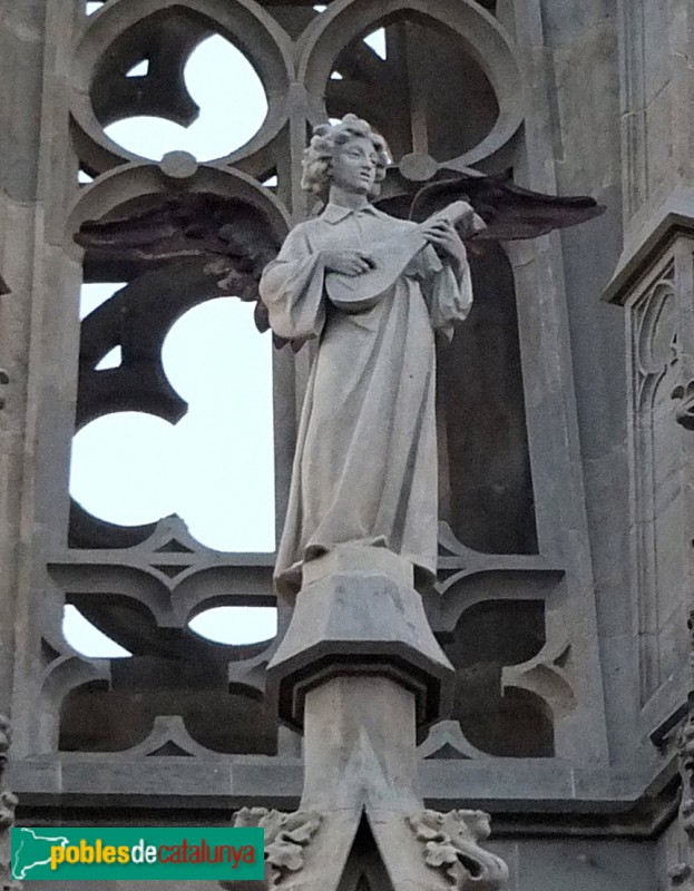 Barcelona - Catedral. Façana principal (Foto: Ad Meskens, 2020) Barcelona - Catedral. Façana principal