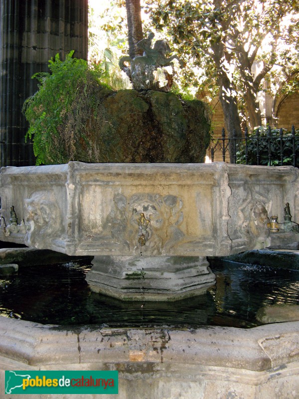 Barcelona - Catedral. Brollador del claustre (Foto: Albert Esteves, 2007) Barcelona - Catedral. Brollador del claustre