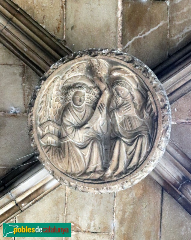 Barcelona - Catedral. Clau de volta del claustre (Foto: Albert Esteves, 2020) Barcelona - Catedral. Clau de volta del claustre