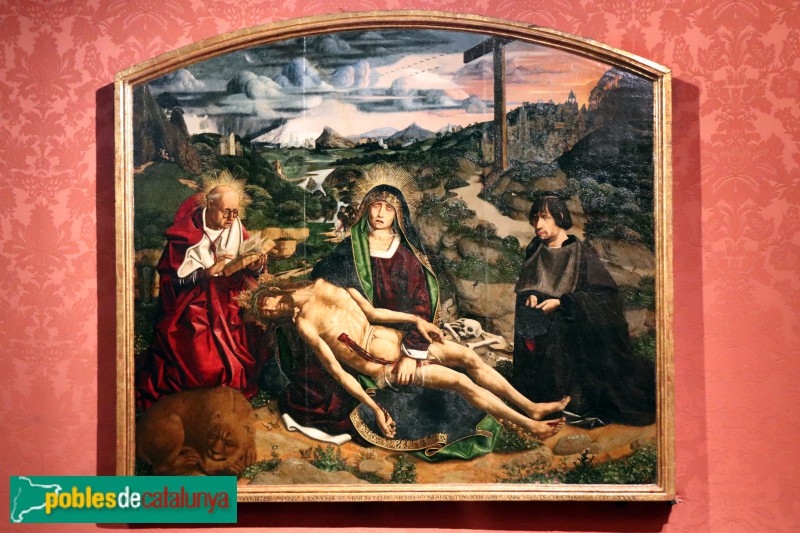 Barcelona - Museu catedral. Pietat, Bartolomé Bermejo (Foto: Albert Esteves, 2020) Barcelona - Museu catedral. Pietat, Bartolomé Bermejo