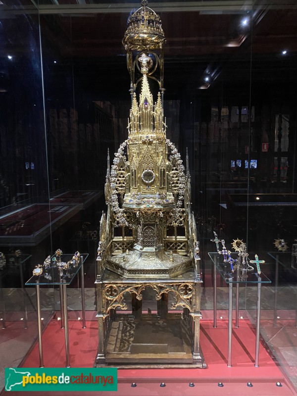 Barcelona - Museu catedral. Custòdia de Barcelona, 1358-1361 (Foto: Albert Esteves, 2020) Barcelona - Museu catedral. Custòdia de Barcelona, 1358-1361