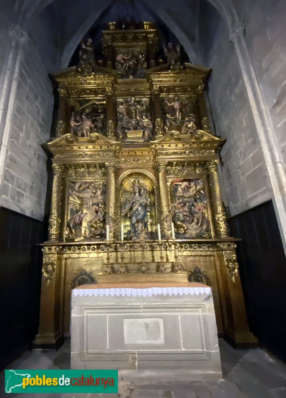 Barcelona - Catedral. Capella del Roser (Foto: Albert Esteves, 2020) Barcelona - Catedral. Capella del Roser