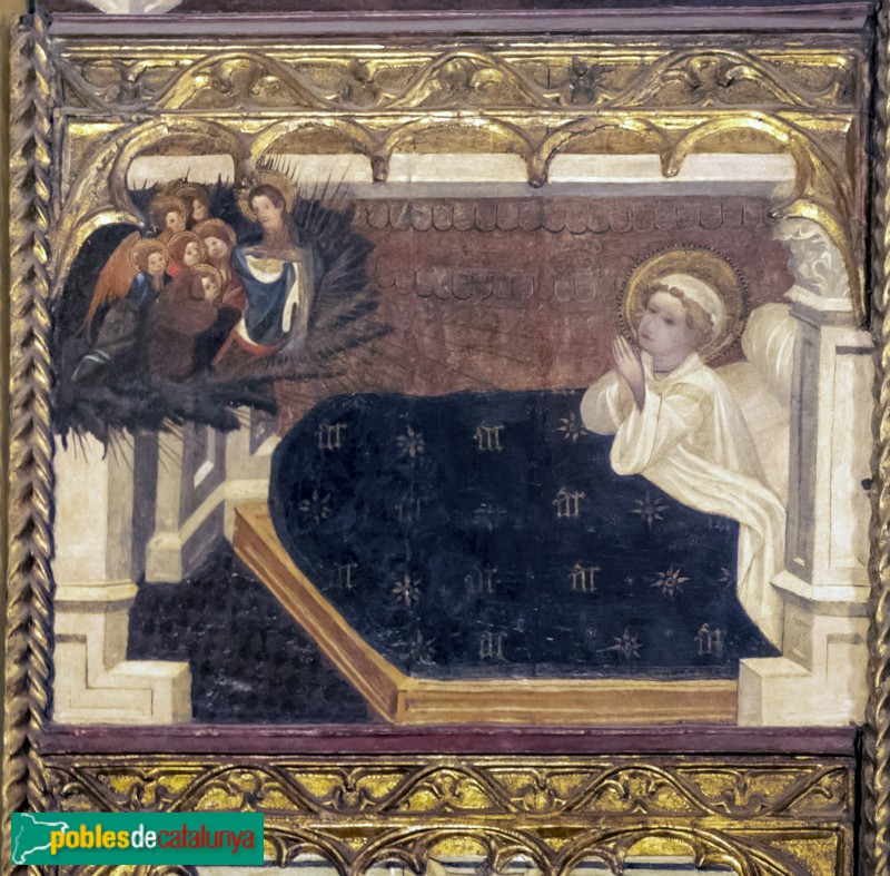 Barcelona - Catedral. Capella de Sant Martí i Sant Ambròs. El somni de sant Martí (Foto: Didier Descouens, 2018) Barcelona - Catedral. Capella de Sant Martí i Sant Ambròs. El somni de sant Martí