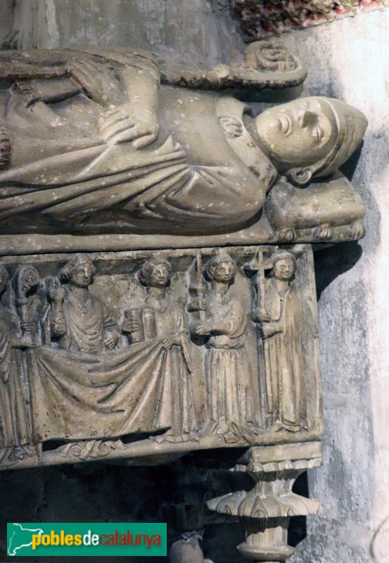 Barcelona - Catedral. Sepulcre del bisbe Ponç de Gualba (Foto: Albert Esteves, 2020) Barcelona - Catedral. Sepulcre del bisbe Ponç de Gualba