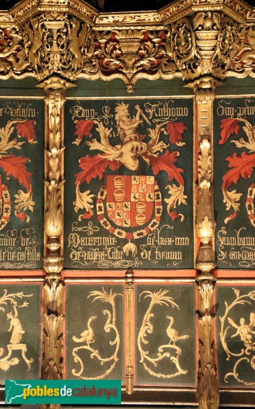 Barcelona - Catedral. Cadirat del cor (Foto: Albert Esteves, 2020) Barcelona - Catedral. Cadirat del cor