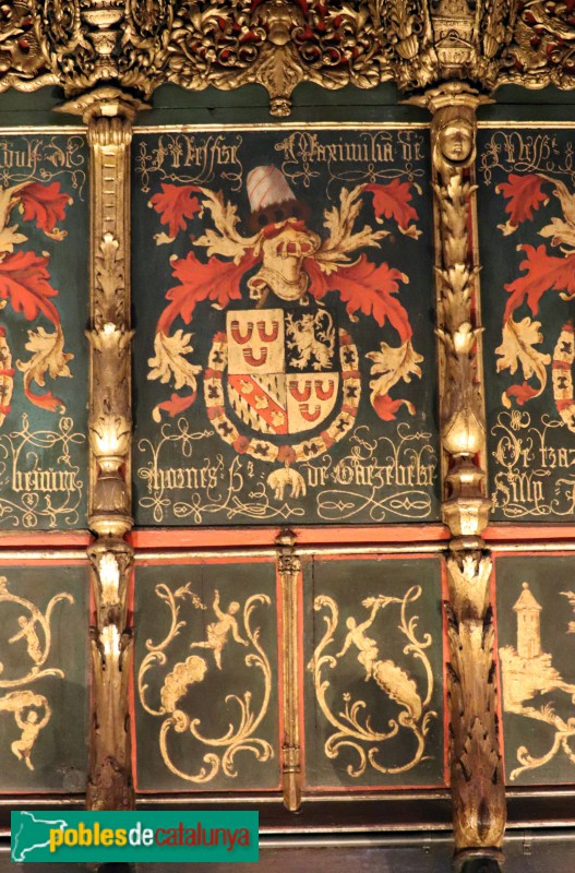 Barcelona - Catedral. Cadirat del cor (Foto: Albert Esteves, 2020) Barcelona - Catedral. Cadirat del cor