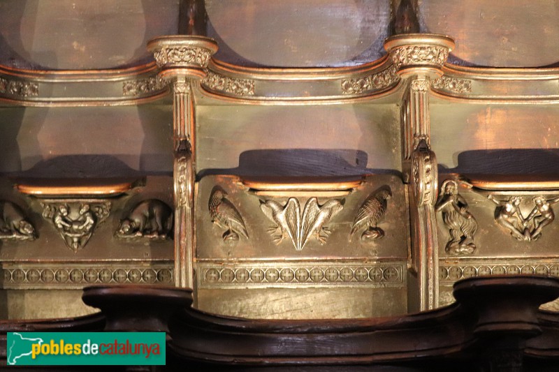 Barcelona - Catedral. Cadirat del cor (Foto: Albert Esteves, 2020) Barcelona - Catedral. Cadirat del cor