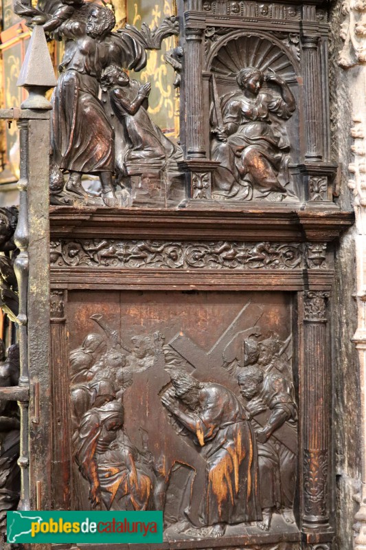 Barcelona - Mampares del cor de la catedral (Foto: Albert Esteves, 2020) Barcelona - Mampares del cor de la catedral