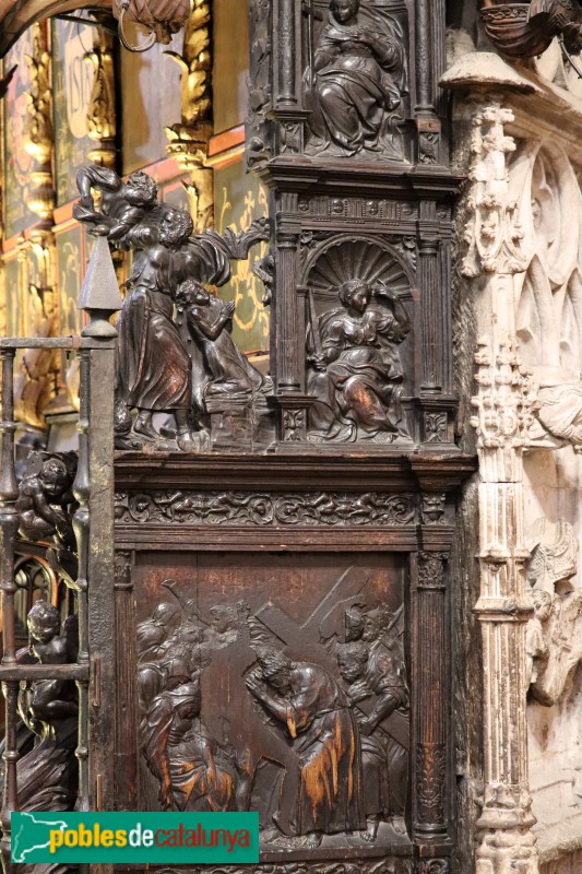 Barcelona - Mampares del cor de la catedral (Foto: Albert Esteves, 2020) Barcelona - Mampares del cor de la catedral