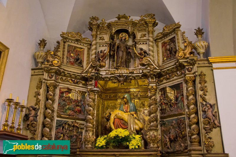 Sitges - Església de Sant Bartomeu i Santa Tecla. Retaule de la Verge dels Dolors