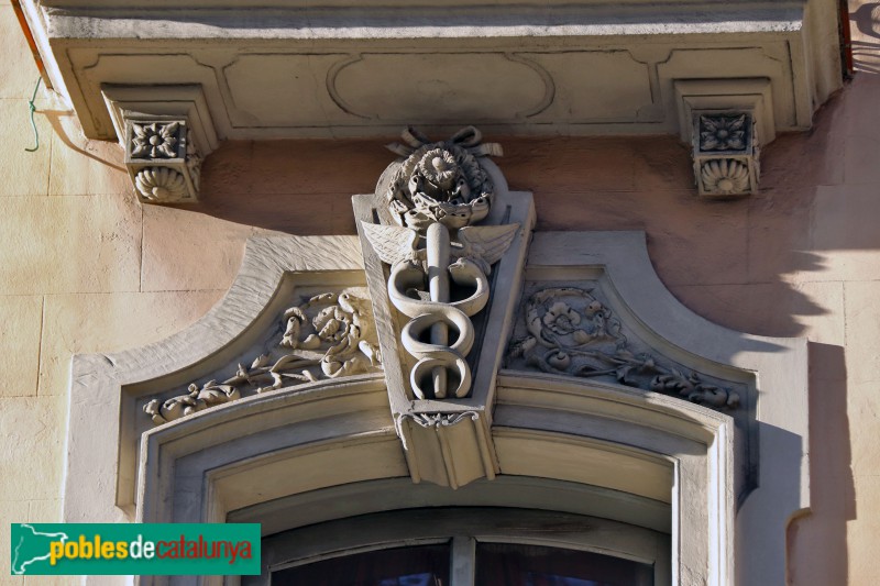 Barcelona - Casa Joan Güell (Rambla, 37) (Foto: Albert Esteves, 2019) Barcelona - Casa Joan Güell (Rambla, 37)