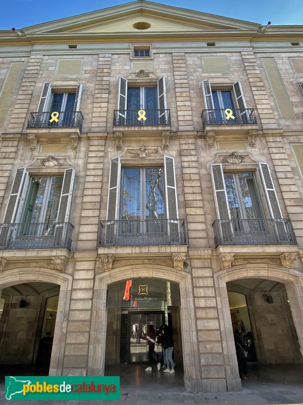 Barcelona - Palau Moja (Foto: Albert Esteves, 2019) Barcelona - Palau Moja