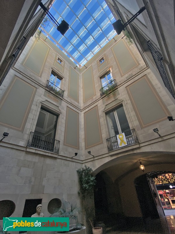 Barcelona - Palau Moja (Foto: Albert Esteves, 2019) Barcelona - Palau Moja