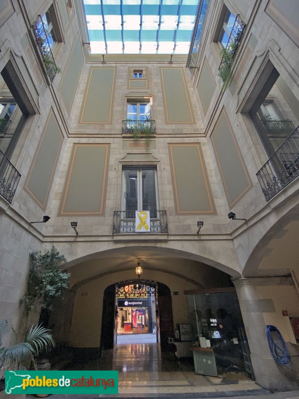 Barcelona - Palau Moja (Foto: Albert Esteves, 2019) Barcelona - Palau Moja