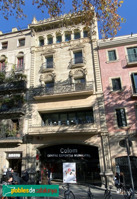 Barcelona - Casa Napoleó (Frontó Colom) (Foto: Albert Esteves, 2019) Barcelona - Casa Napoleó (Frontó Colom)