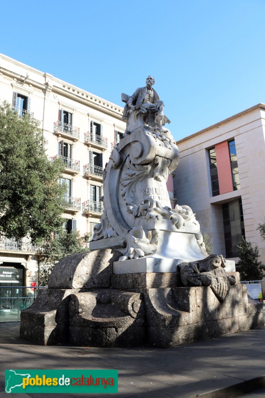 Barcelona - Monument a Pitarra (Foto: Albert Esteves, 2019) Barcelona - Monument a Pitarra