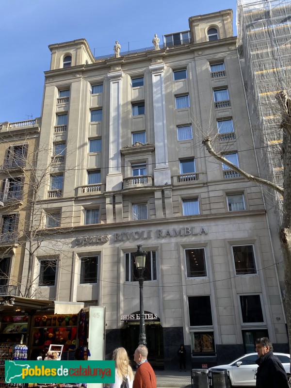 Barcelona - Hotel Rivoli (Foto: Albert Esteves, 2020) Barcelona - Hotel Rivoli
