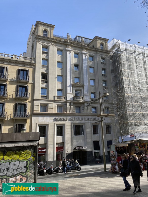 Barcelona - Hotel Rivoli (Foto: Albert Esteves, 2020) Barcelona - Hotel Rivoli