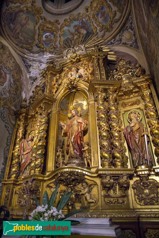 Barcelona - Església de Betlem, capella del Sagrat Cor (Foto: José Aguado, 2019) Barcelona - Església de Betlem, capella del Sagrat Cor