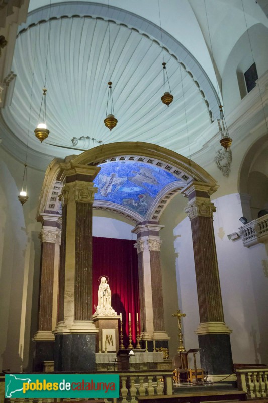 Barcelona - Església de Betlem, presbiteri (Foto: José Aguado, 2019) Barcelona - Església de Betlem, presbiteri