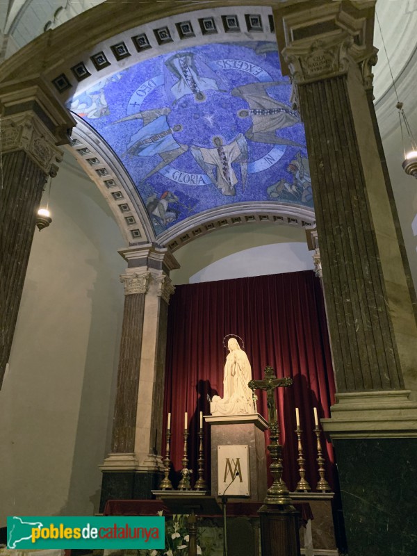 Barcelona - Església de Betlem, presbiteri (Foto: Albert Esteves, 2019) Barcelona - Església de Betlem, presbiteri