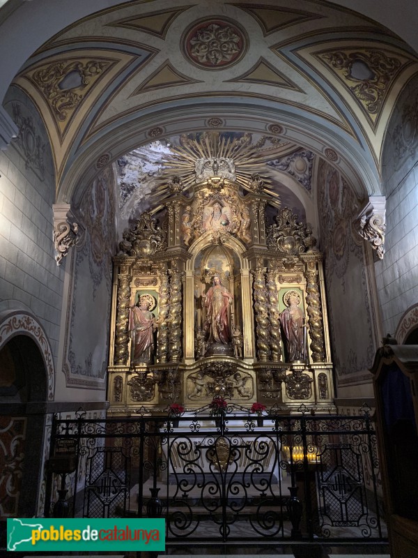 Barcelona - Església de Betlem, capella del Sagrat Cor (Foto: Albert Esteves, 2019) Barcelona - Església de Betlem, capella del Sagrat Cor