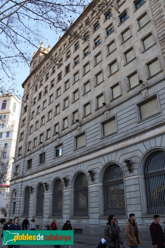 Barcelona - Banc d'Espanya (Foto: Albert Esteves, 2020) Barcelona - Banc d'Espanya