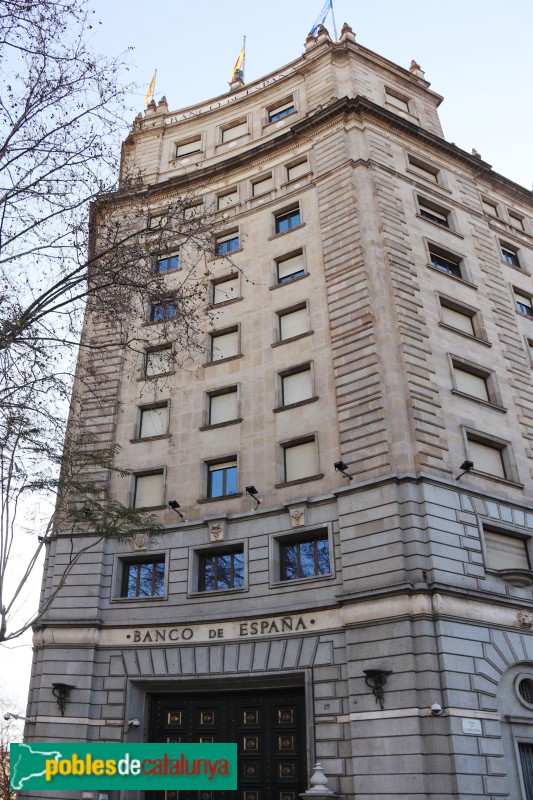 Barcelona - Banc d'Espanya (Foto: Albert Esteves, 2020) Barcelona - Banc d'Espanya