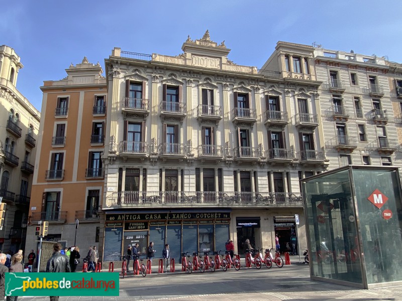 Barcelona - Hotel Internacional (Rambla, 78) (Foto: Albert Esteves, 2020) Barcelona - Hotel Internacional (Rambla, 78)