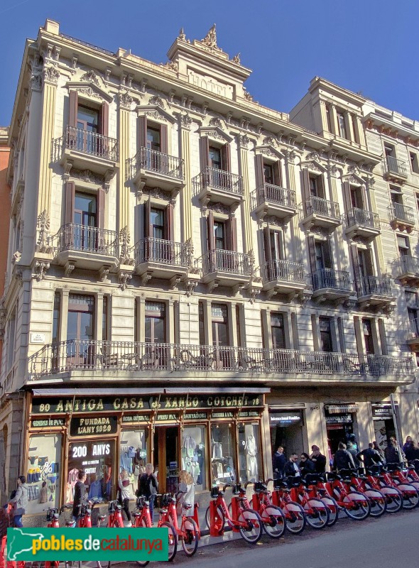 Barcelona - Antiga casa Xancó Cotchet (Foto: Albert Esteves, 2019) Barcelona - Antiga casa Xancó Cotchet