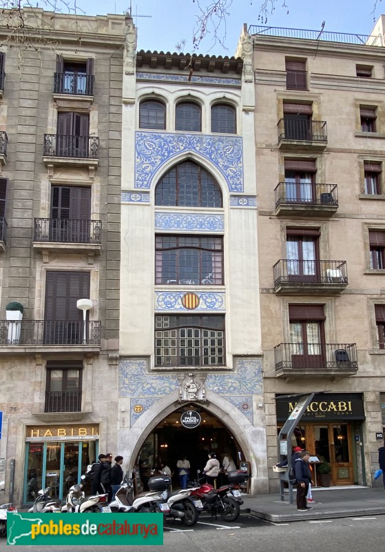 Barcelona - Rambla, 77 (Foto: Albert Esteves, 2020) Barcelona - Rambla, 77