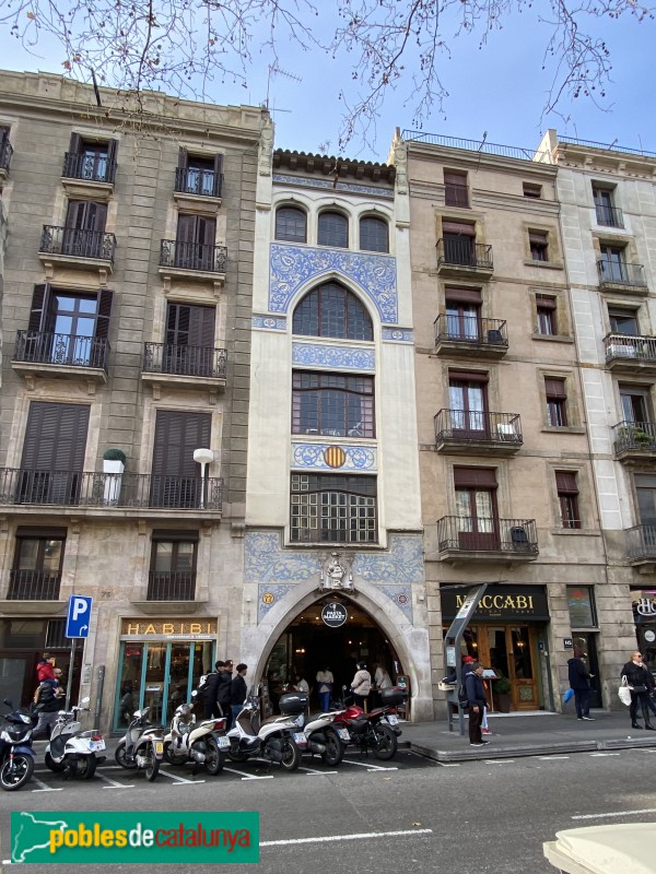 Barcelona - Rambla, 77 (Foto: Albert Esteves, 2020) Barcelona - Rambla, 77