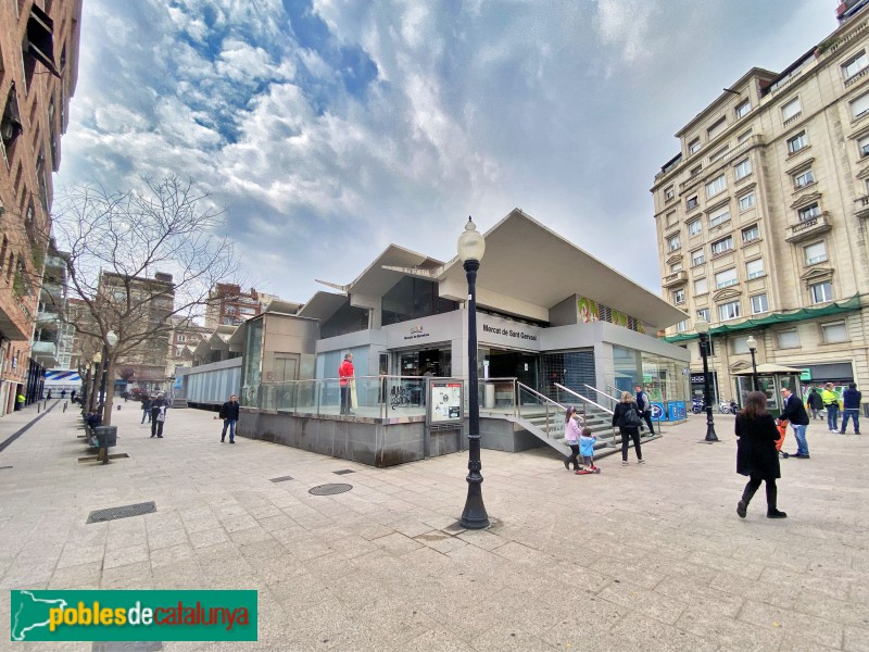 Barcelona - Mercat de Sant Gervasi (Foto: Albert Esteves, 2020) Barcelona - Mercat de Sant Gervasi