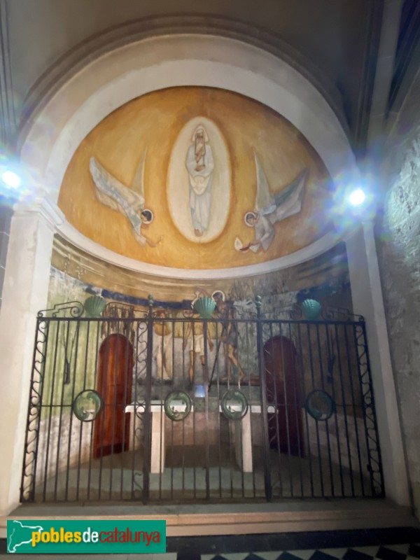 Esparreguera - Església de Santa Eulàlia, capella lateral (Foto: Albert Esteves, 2020) Esparreguera - Església de Santa Eulàlia, capella lateral