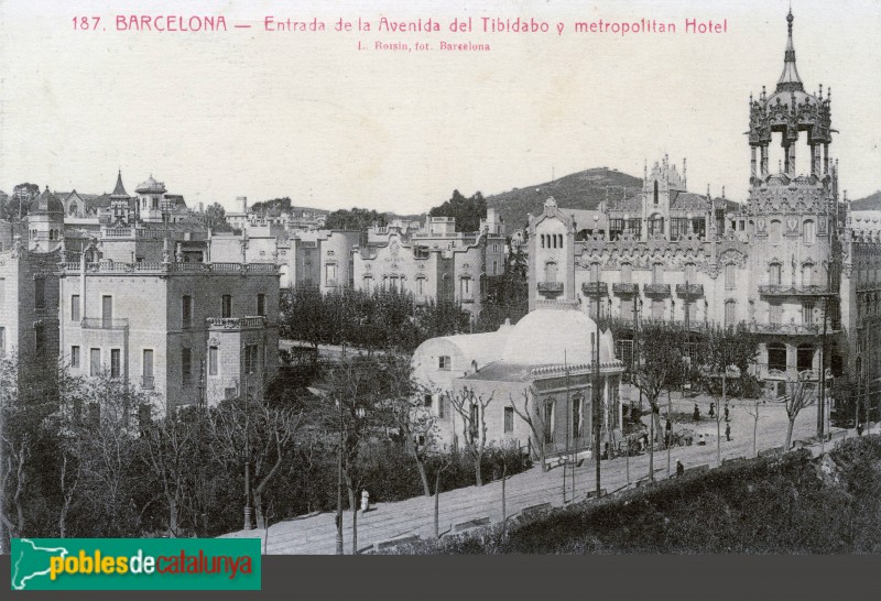 Barcelona - Torre Andreu (La Rotonda), postal antiga Barcelona - Torre Andreu (La Rotonda), postal antiga