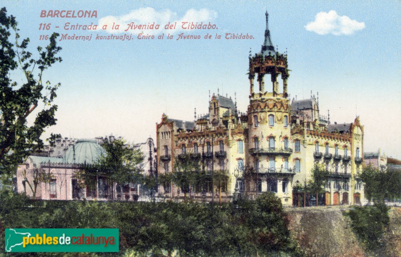Barcelona - Torre Andreu (La Rotonda), postal antiga Barcelona - Torre Andreu (La Rotonda), postal antiga