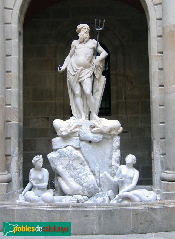 Barcelona - Llotja. Font de Neptú (Foto: Albert Esteves, 2006) Barcelona - Llotja. Font de Neptú