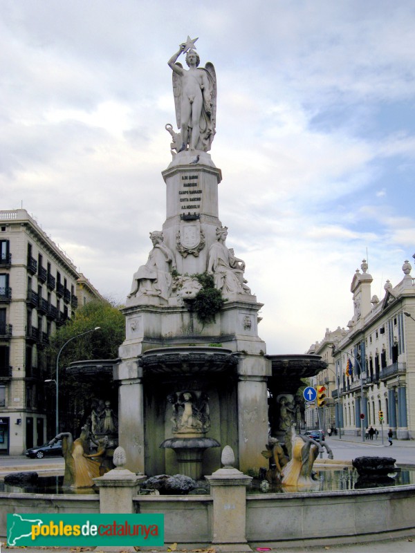 Barcelona - Font del Geni Català (Foto: Albert Esteves, 2006) Barcelona - Font del Geni Català