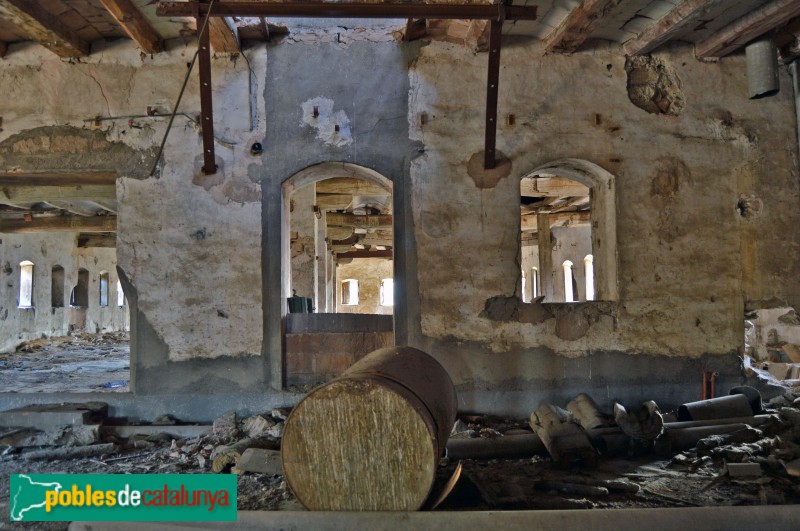 El Papiol - Molí de Can Capdevila, interior (Foto: Eloy Fernández Castillo, 2017) El Papiol - Molí de Can Capdevila, interior