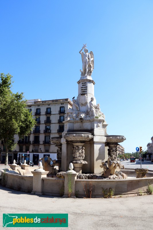 Barcelona - Font del Geni Català (Foto: Albert Esteves, 2020) Barcelona - Font del Geni Català