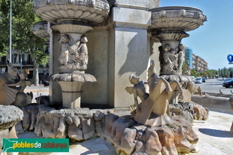 Barcelona - Font del Geni Català (Foto: Albert Esteves, 2020) Barcelona - Font del Geni Català