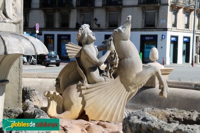 Barcelona - Font del Geni Català (Foto: Albert Esteves, 2020) Barcelona - Font del Geni Català