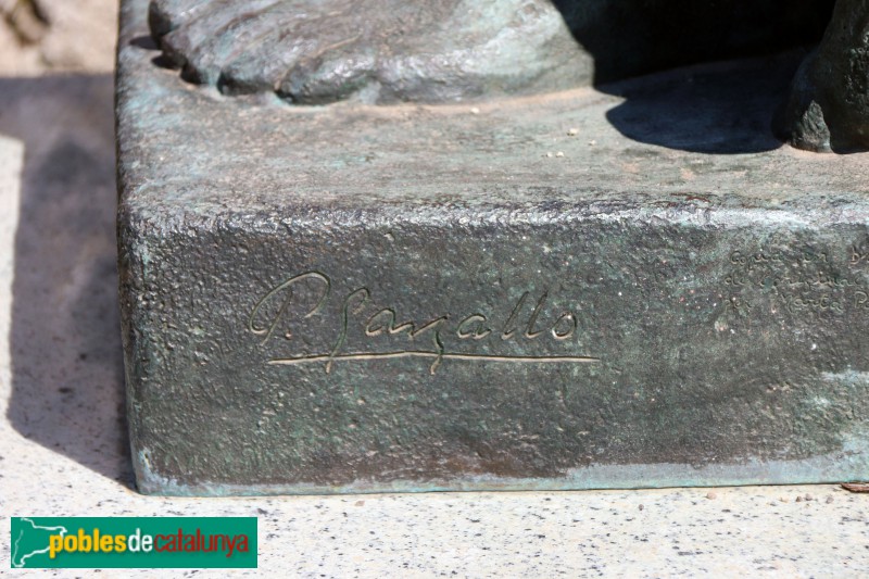 Barcelona - Pastor del flabiol. A Emili Mira (Foto: Albert Esteves, 2020) Barcelona - Pastor del flabiol. A Emili Mira