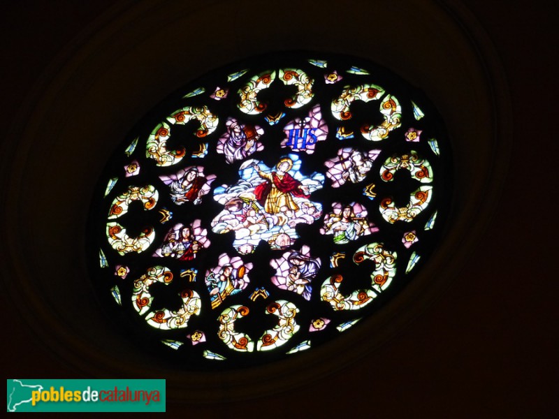Taradell - Església Sant Genís. Rosassa