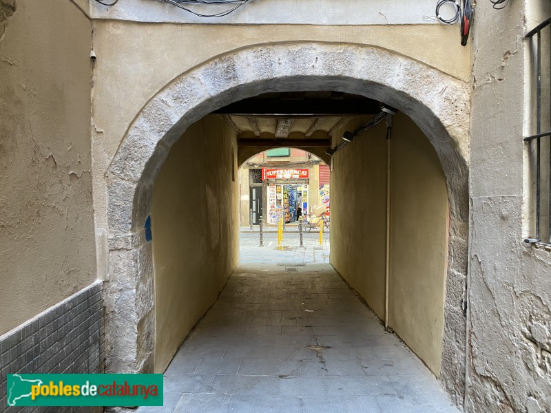 Barcelona - Volta dels Jueus, des de l'interior (Foto: Albert Esteves, 2020) Barcelona - Volta dels Jueus, des de l'interior